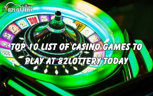 list of casino games